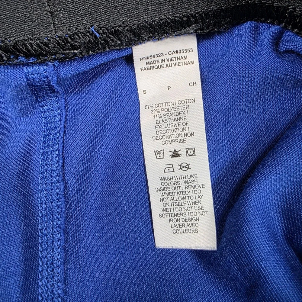 Nike Leggings Womens Small Blue Skinny High Rise Just‎ Do It Stretch Solid